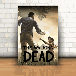 Placa Decorativa - The Walking Dead Game Mod01 - 0... - Inter Adesivos Decorativos