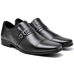 Sapato Social Masculino - Naturally Preto 6120 - Kauany Calçados