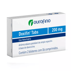 Antibiotico Ourofino Doxifin Tabs Para Caes e Gato... - Loja Animália