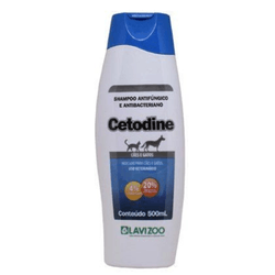 Shampoo Antifungico Cetodine 500ml Lavizoo 500ml, ... - Loja Animália
