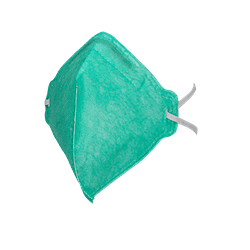 Máscara Adulto PFF2 (S) verde claro - Kit com 10 u... - OXLIFE