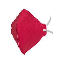 Máscara Adulto PFF2 (S) Vermelha - Kit com 10 un. ... - OXLIFE