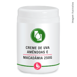 Creme de Uva, Amêndoas e Macadâmina 250g - Seiva Manipulação | Produtos Naturais e Medicamentos