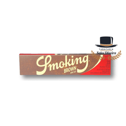 Livreto seda Smoking Brown ORIGINAL - contém 33 fo... - TABACARIASALESOLIVEIRA