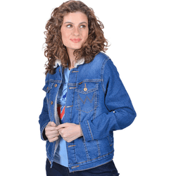 Jaqueta Jeans Wrangler Forrada - WF7012 - VIP WESTERN