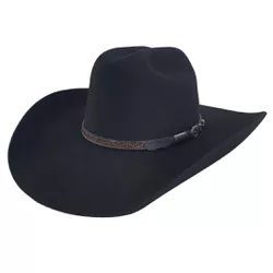 Chapéu Feltro 30x Premium Wool Preto Stetson - 644... - ACANÃ