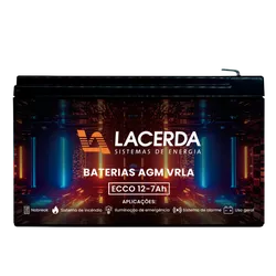 BATERIA 12V 7AH NOBREAK LACERDA - 10335 - Acretec Distribuidora 