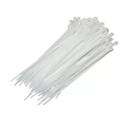 CINTA PLASTICA ABRACADEIRA 200X3,6X1 17MM BRANCO C... - Acretec Distribuidora 