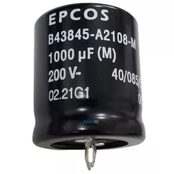 CAPACITOR ELETROLITICO 1000 UF 200V 31MM - 01291 - Acretec Distribuidora 