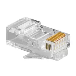 CONECTOR MACHO RJ45 CAT6 PASSANTE - 100 UND FC - 1... - Acretec Distribuidora 