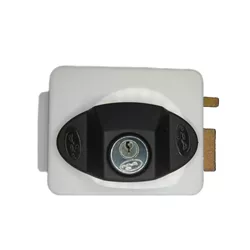 FECHADURA TRAVER 90 REVERSIVEL 12V BRANCA PPA - 10... - Acretec Distribuidora 