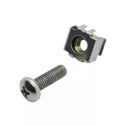 KIT PORCA GAIOLA M5 MAIS PARAFUSO NIQUELADO MAXELT... - Acretec Distribuidora 