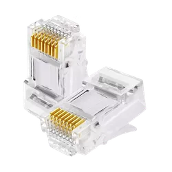 CONECTOR MACHO RJ45 CAT6 PCT 10 UND - 10772 - Acretec Distribuidora 