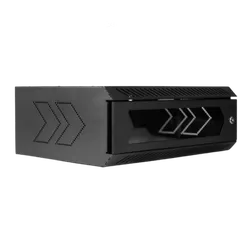 RACK HORIZONTAL 3U PRETO COM VISOR PPA - 10394 - Acretec Distribuidora 