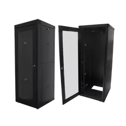 RACK PISO MODULAR 19 44UX870 ACR PRETO - 10698 - Acretec Distribuidora 