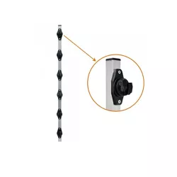 TUBO DE 1,10M COM 6 ISOLADORES W 28X28 CONFISEG - ... - Acretec Distribuidora 