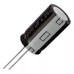CAPACITOR ELETROLITICO 2200 25V - 00187 - Acretec Distribuidora 
