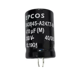 CAPACITOR ELETROLITICO 470UF 200V PPA - 00188 - Acretec Distribuidora 