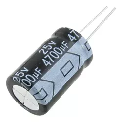 CAPACITOR ELETROLITICO RADIAL 4 7UF 25V - 00190 - Acretec Distribuidora 