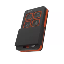 CONTROLE REMOTO PPA ZAP 4B PRETO - LARANJA - 00382 - Acretec Distribuidora 