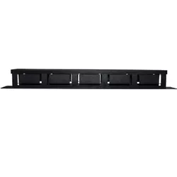 GUIA DE CABO 1U PRETO MAX - 00654 - Acretec Distribuidora 