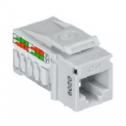 JACK RJ45 CAT6 SOHOPLUS BRANCO - 00713 - Acretec Distribuidora 