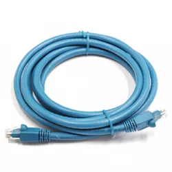 PATCH CORD CAT6 2,5M AZUL MAXI TELECOM - 00777 - Acretec Distribuidora 