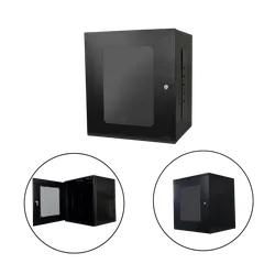RACK 19 12UX470MM PRETO MAXELETRON - 00815 - Acretec Distribuidora 