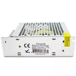 FONTE CHAVEADA 12V 10A COLMEIA - FASGOLD - 10986 - Acretec Distribuidora 