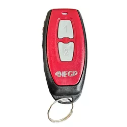 CONTROLE 2 BOTOES - PRETO / VERMELHO EGP - 11105 - Acretec Distribuidora 