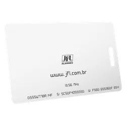 CARTÃO DE PROXIMIDADE RFID 13,56MHZ JFL - 10489 - Acretec Distribuidora 