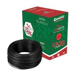CABO U/UTP LANDUTTI CAT6 (HD) 4P CMX 250MHZ -PRETO... - Acretec Distribuidora 