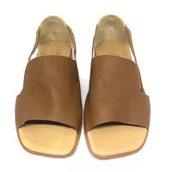 Sandália Rasteira Charlote - Argila com Citrus - A de Acessórios | Sapatos Femininos
