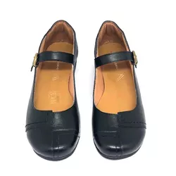 Sapatilha boneca Helena - Preta - A de Acessórios | Sapatos Femininos