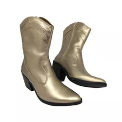 Bota Megan - Ouro - A de Acessórios | Sapatos Femininos