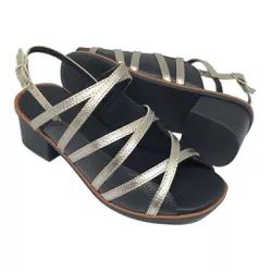 Sandália Violeta - Preto e Prata velho - A de Acessórios | Sapatos Femininos