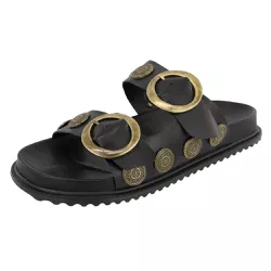 Papete Veneza Detalhe Boho Chic Preto - Agnes Veronez
