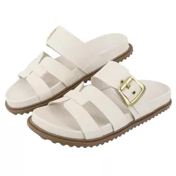 Papete Capri Detalhe Fivela OffWhite - Agnes Veronez
