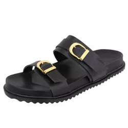 Papete Caribe Enfeite Tiras Duplas Preto - Agnes Veronez