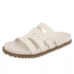 Papete Ilhabela Sandália Tiras Neutra OffWhite - Agnes Veronez