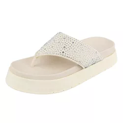 Flatform Roma Aplicação Prata Dedo OffWhite - Agnes Veronez