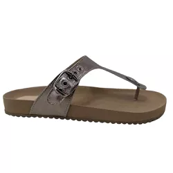 Sandália Slide Atenas - Prata ... - ÁINE STORE