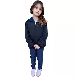 Blusa Tactel Preto e Azul Petróleo Dupla Face com ... - ALIARTE CONFECÇÕES