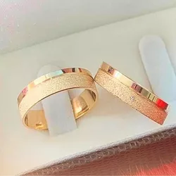 Aliança de Ouro 18k O PAR - RJ222 - ALIANÇAS RAINHA VIRTUAL 