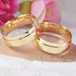 Aliança de Ouro 18k O PAR - RJ45 - ALIANÇAS RAINHA VIRTUAL 