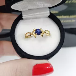 ANEL DE FORMATURA 18k - ROSALINA - ALIANÇAS RAINHA VIRTUAL 