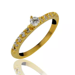 ANEL DE OURO 18K - DEDICADA - ALIANÇAS RAINHA VIRTUAL 