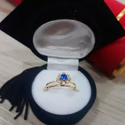 Anel de Formatura OURO 18K - CH26D - ALIANÇAS RAINHA VIRTUAL 