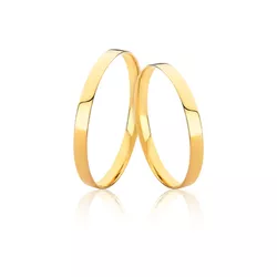 Aliança De Ouro Preço Barato - MM-132 - Alianças da Fabrica 