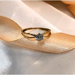 Solitário Em Ouro18k - Modelo Viegas - SOMV002 - Almeida Prada